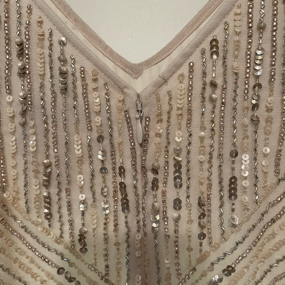BHLDN by Anthropologie Beaded Bridesmaid dress. Size 14 - Picture 6 of 7